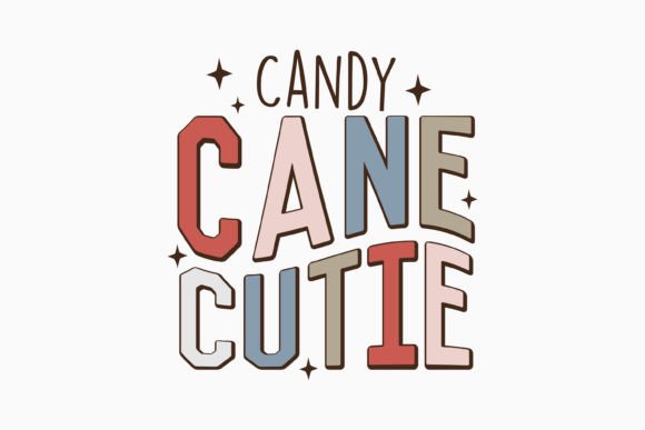 Retro Christmas Quote SVG Candy Cane Review