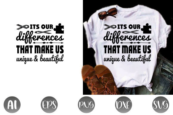 Review: Autism Quote Design – Its Our Differences