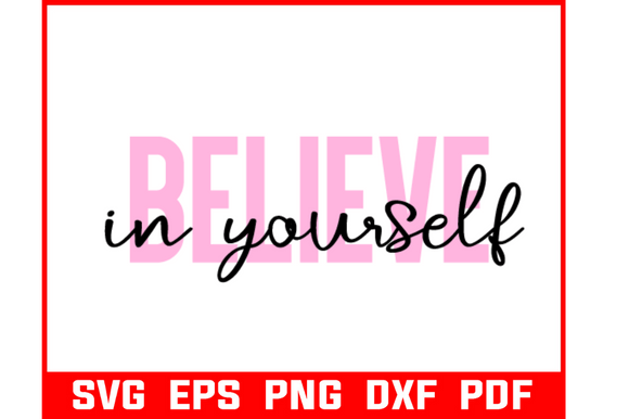 Review: Believe in Yourself Quote Svg Bundle for Embroidery