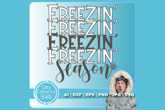 Review: Freezin Season Winter Quote SVG for Embroidery