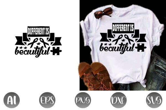Reviewing Autism Quote Design: Different is Beautiful