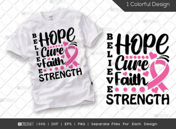 Reviewing Hope Cure Faith Believe Strength SVG for Embroidery