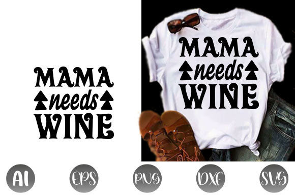 Reviewing the Mama Needs Wine Embroidery Design