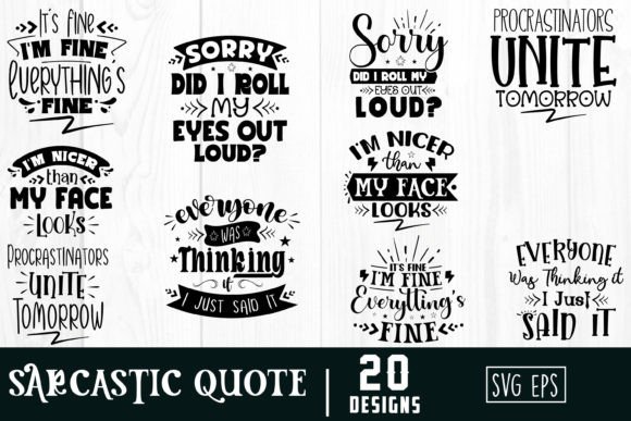 Sarcastic Quote SVG Bundle: A Designer’s Review